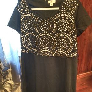 Black and white dress